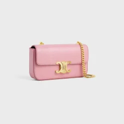 CHAIN SHOULDER BAG CLAUDE in lizard