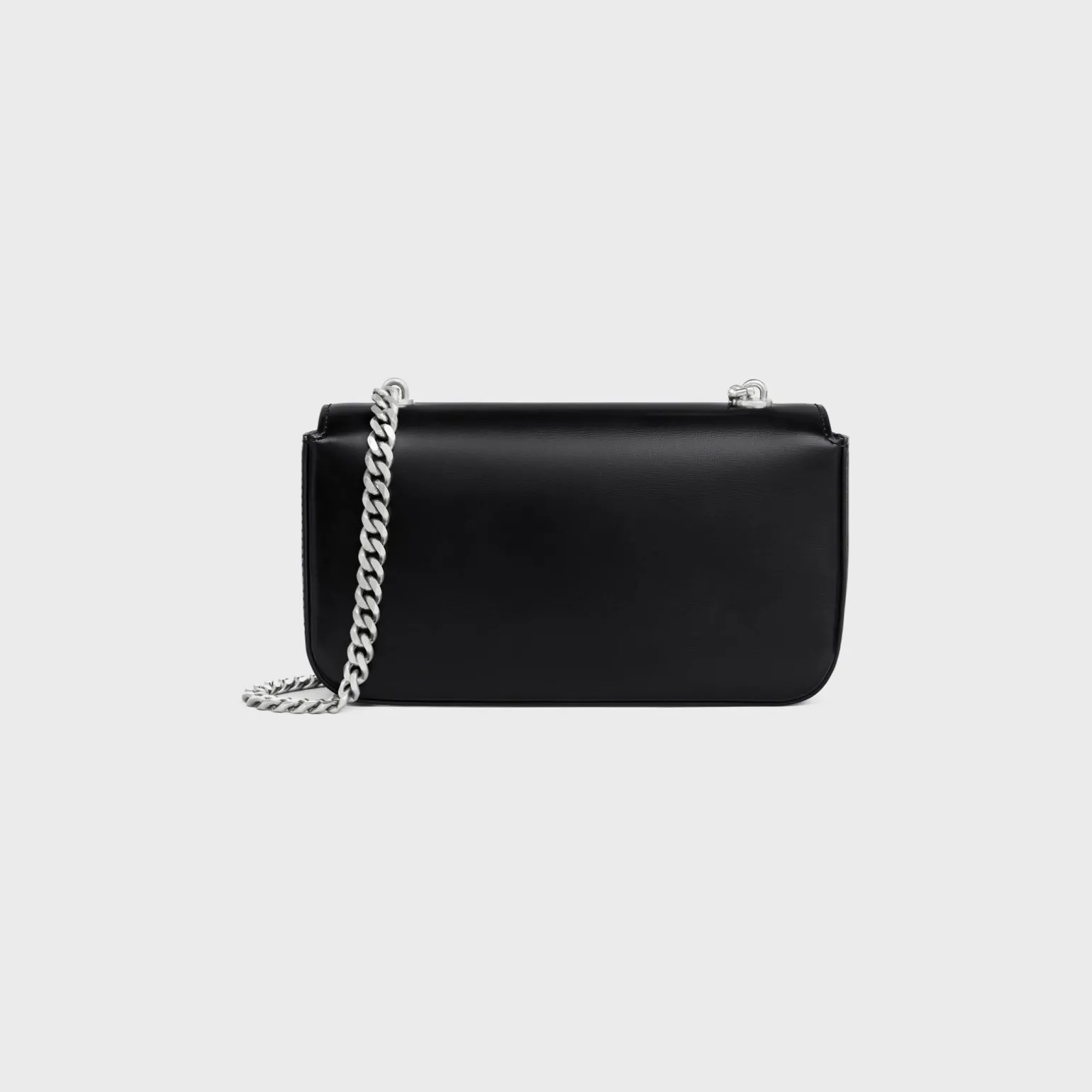 CHAIN SHOULDER BAG CLAUDE in shiny calfskin