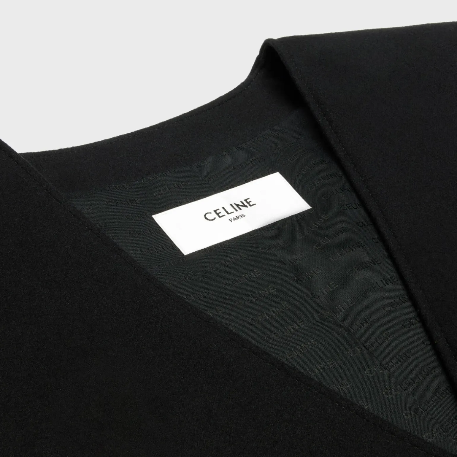 chasseur jacket in cashmere flannel