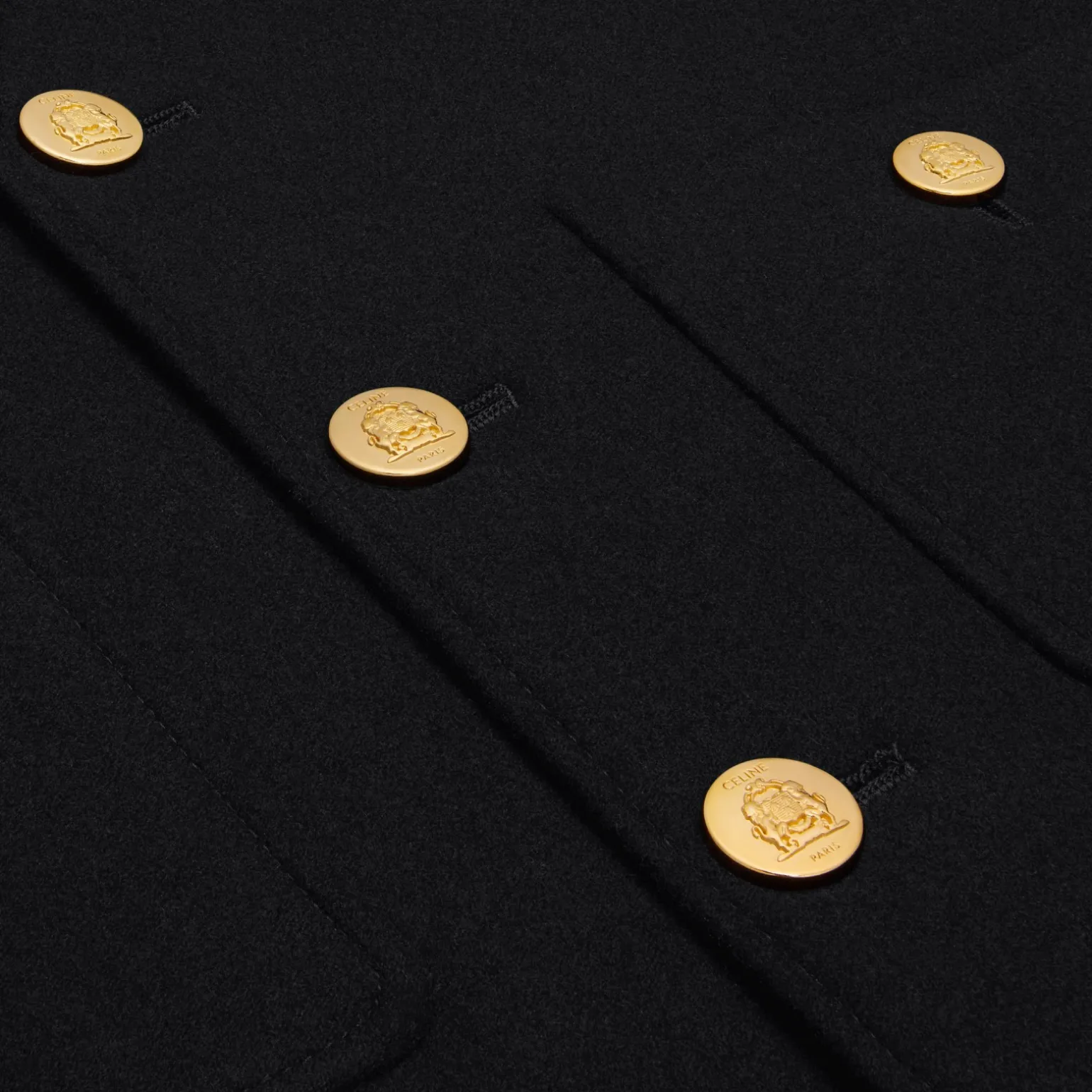 chasseur jacket in cashmere flannel
