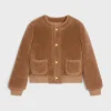 Chelsea blouson jacket in silk and cashmere