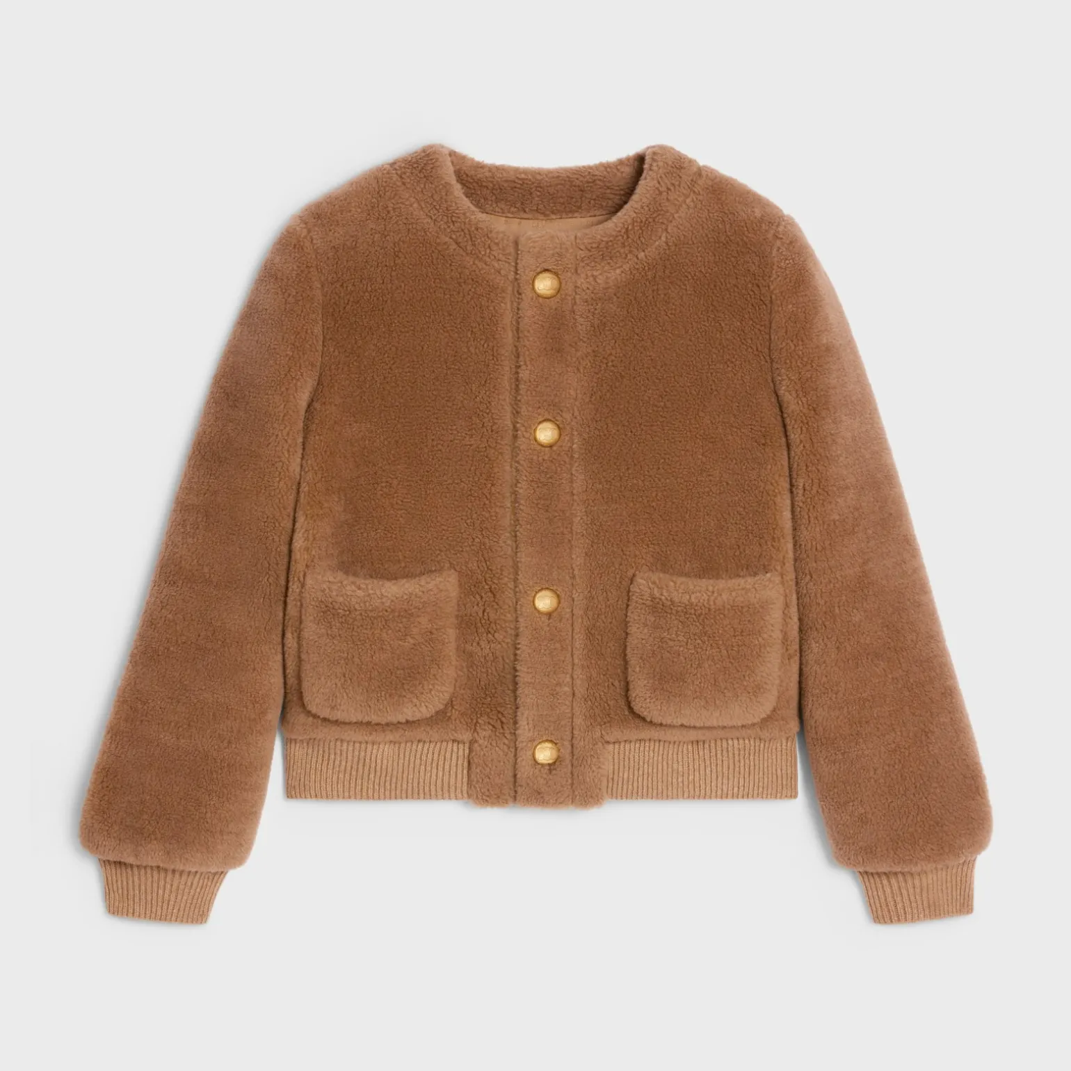 Chelsea blouson jacket in silk and cashmere