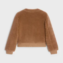 Chelsea blouson jacket in silk and cashmere