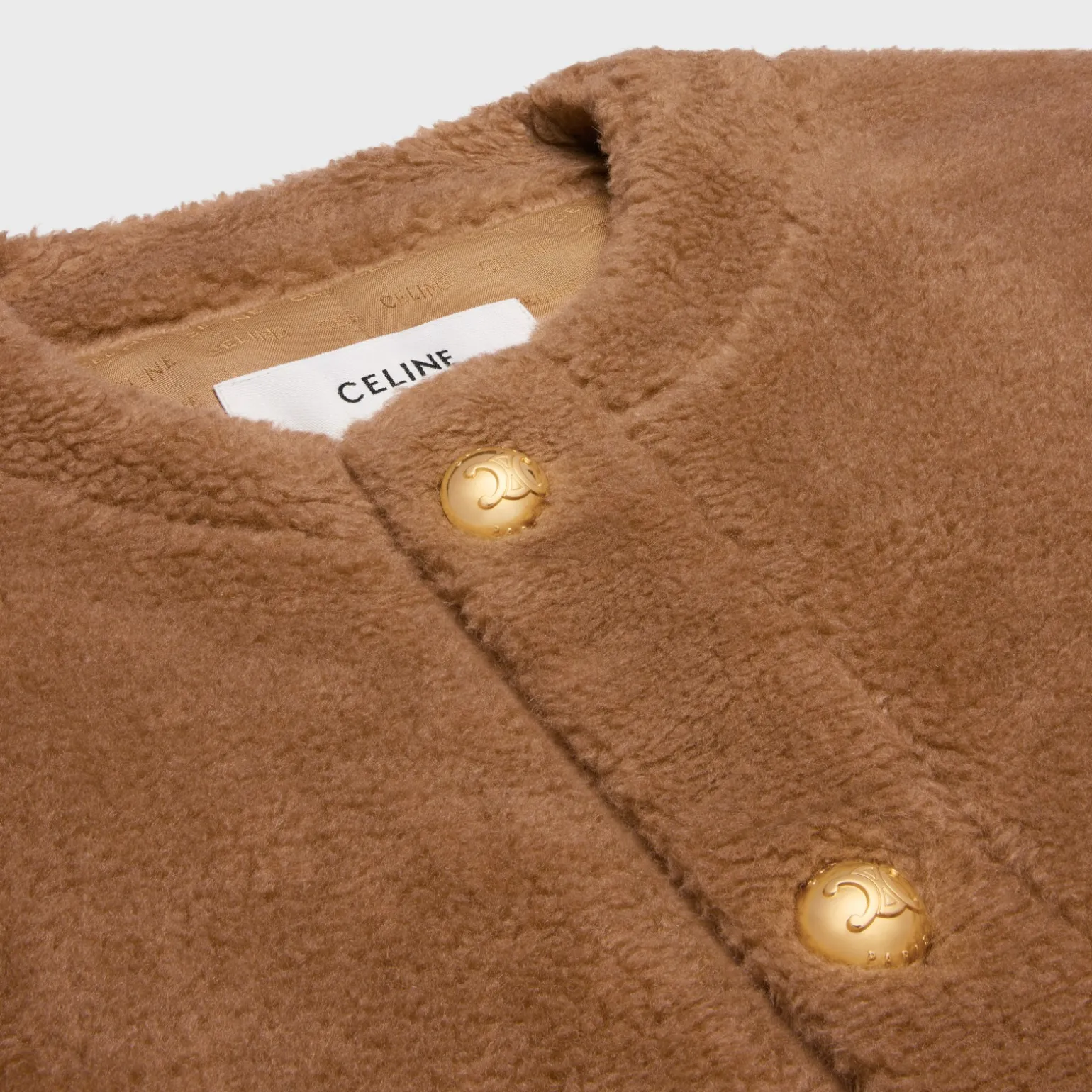 Chelsea blouson jacket in silk and cashmere