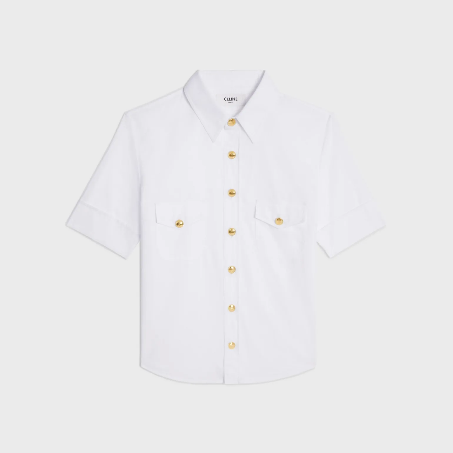 chelsea shirt in batiste cotton
