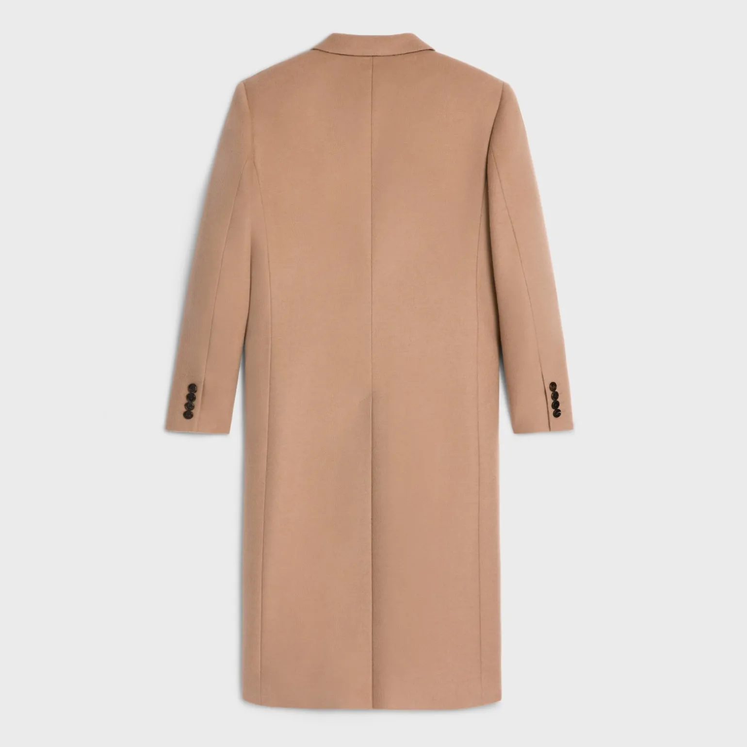 chesterfield coat in camel cloth
