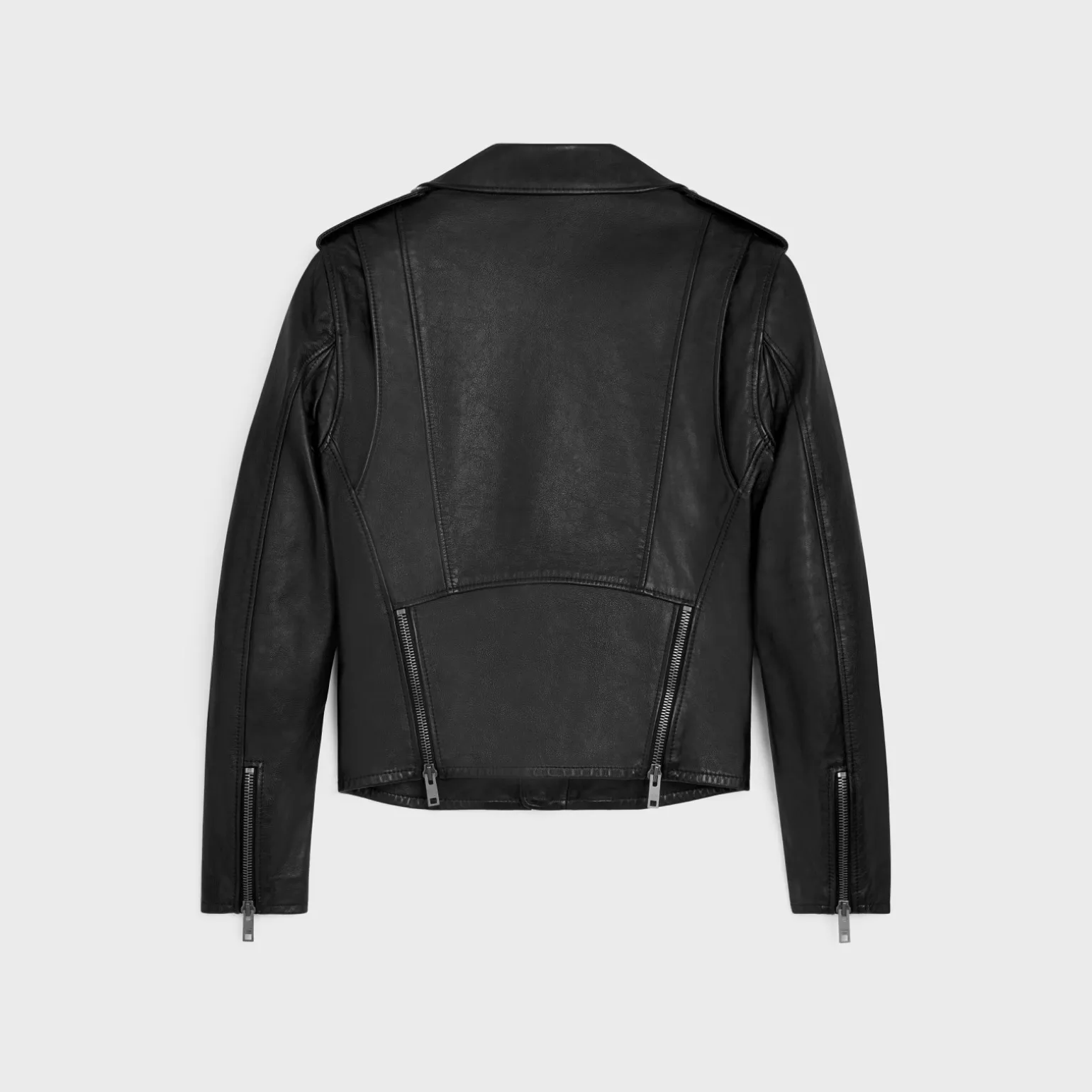 classic biker jacket in calfskin