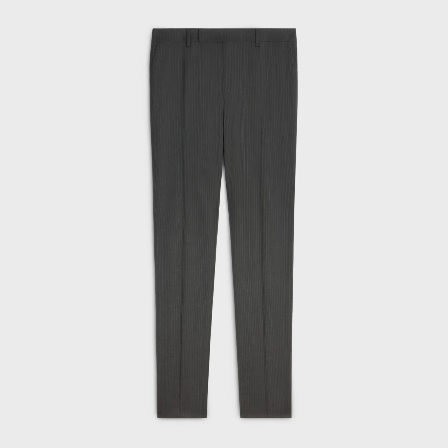 classic pants in striped wool