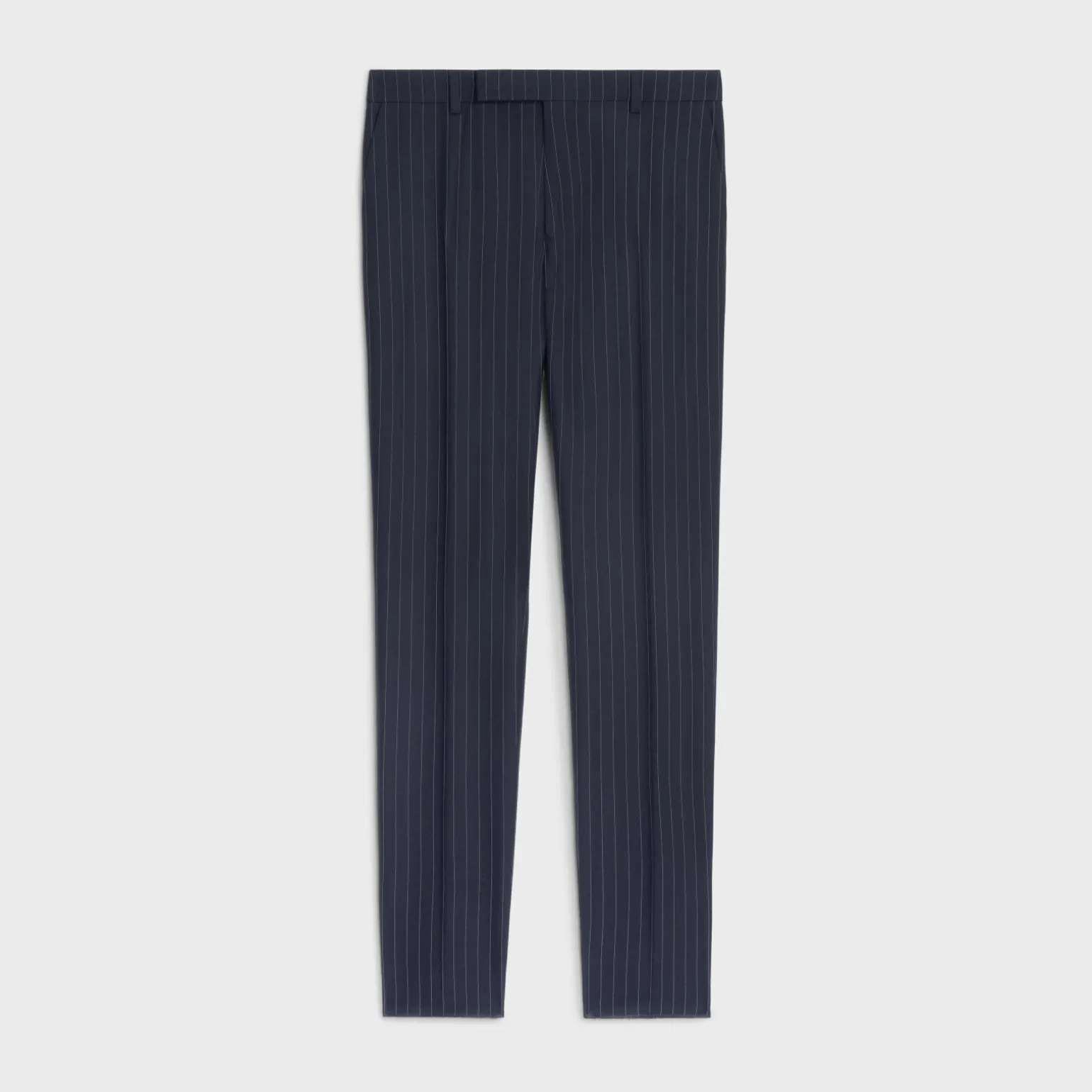 classic pants in striped cashmere wool