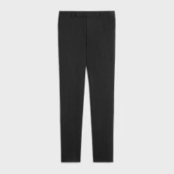 classic pants in striped wool