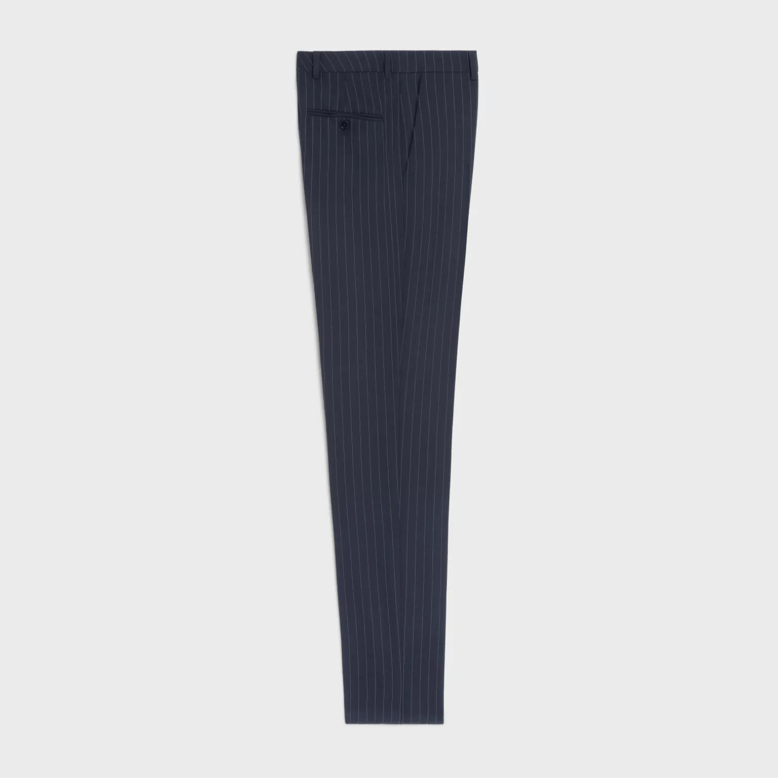 classic pants in striped cashmere wool
