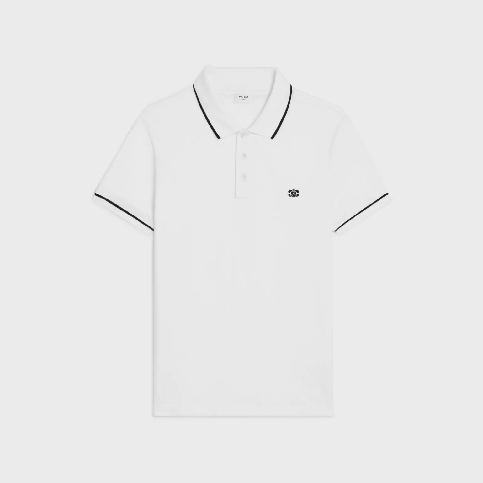 classic polo shirt in cotton piqué