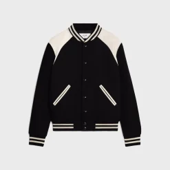 classic teddy jacket in textured wool