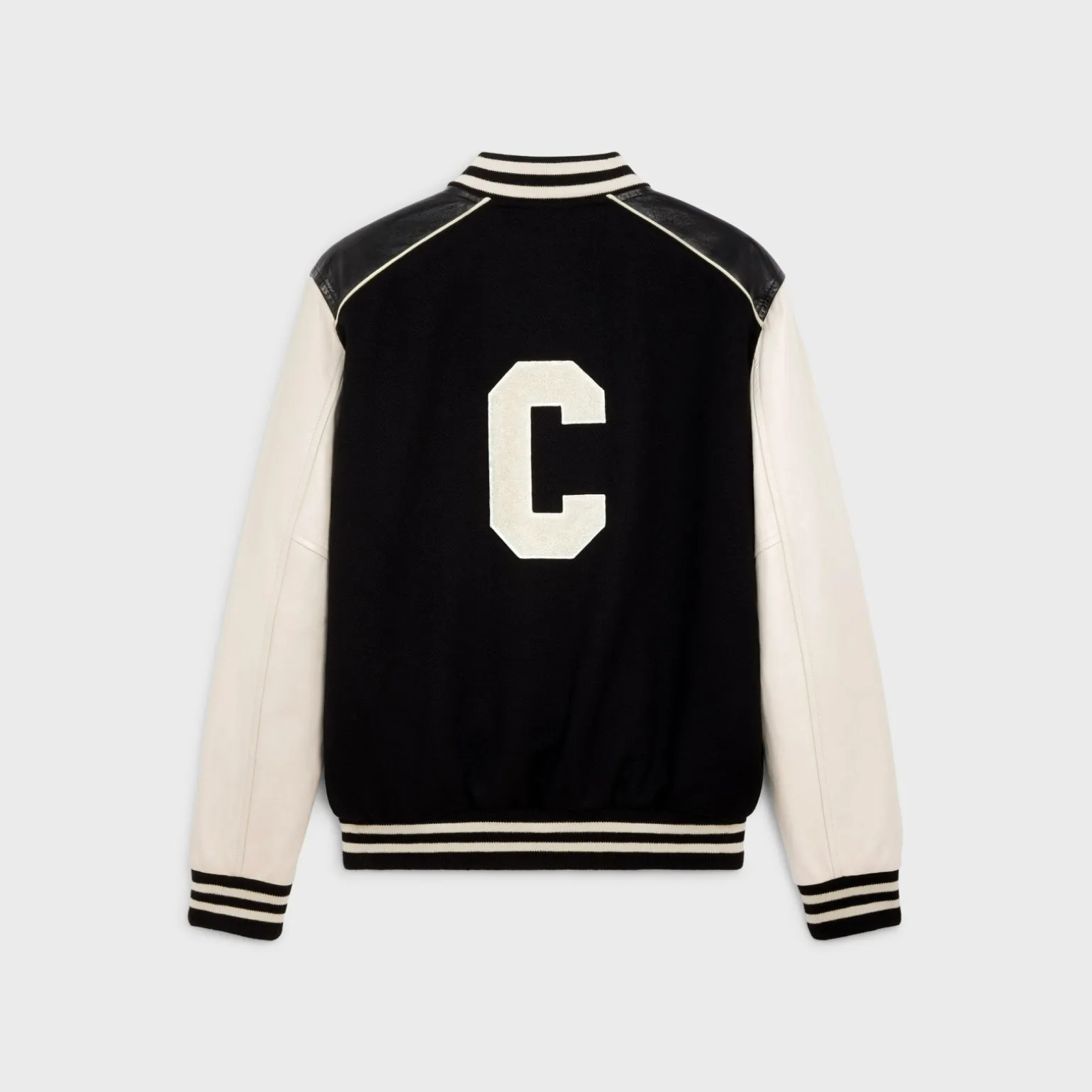 classic teddy jacket in textured wool