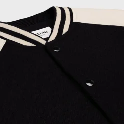 classic teddy jacket in textured wool