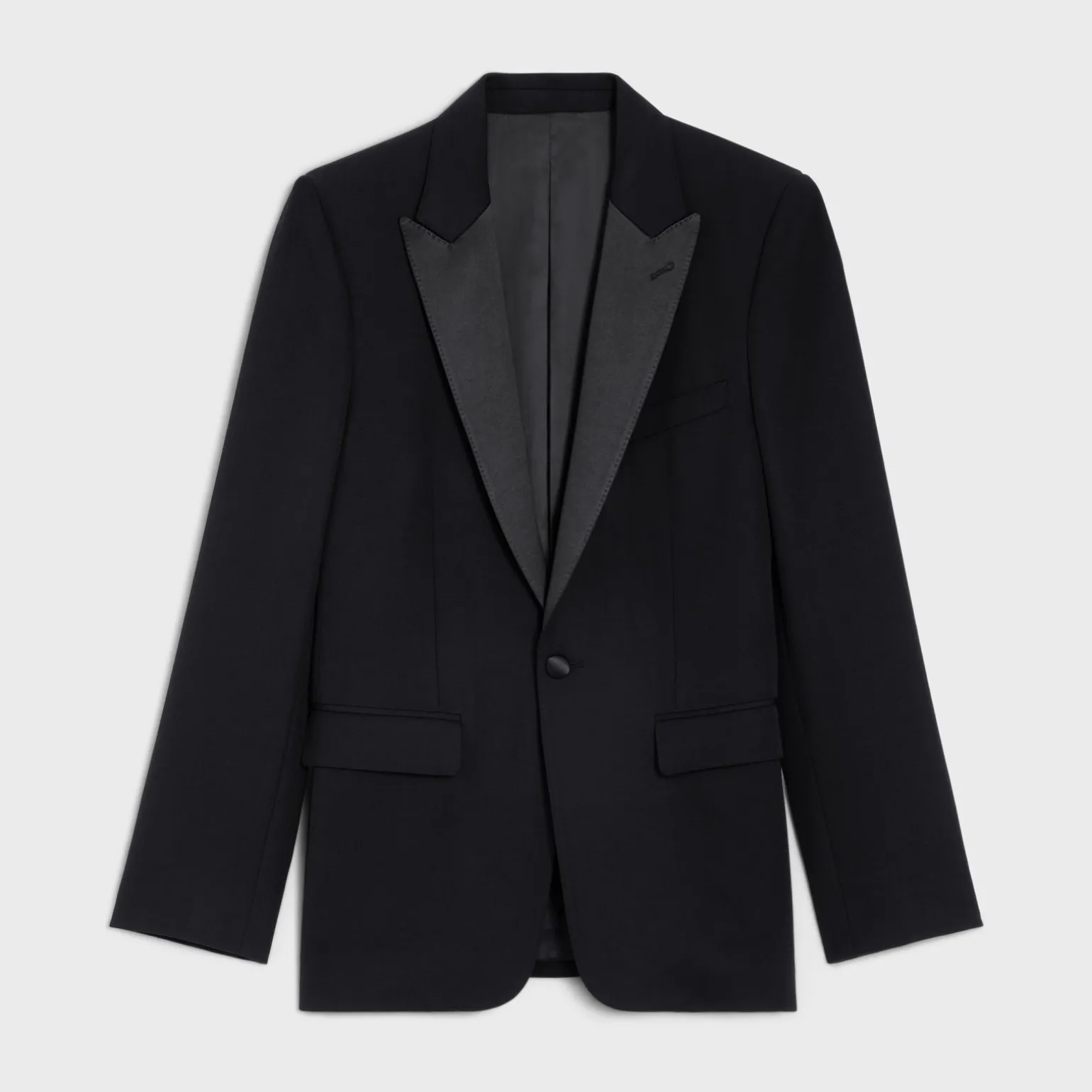 classic tux jacket in grain de poudre