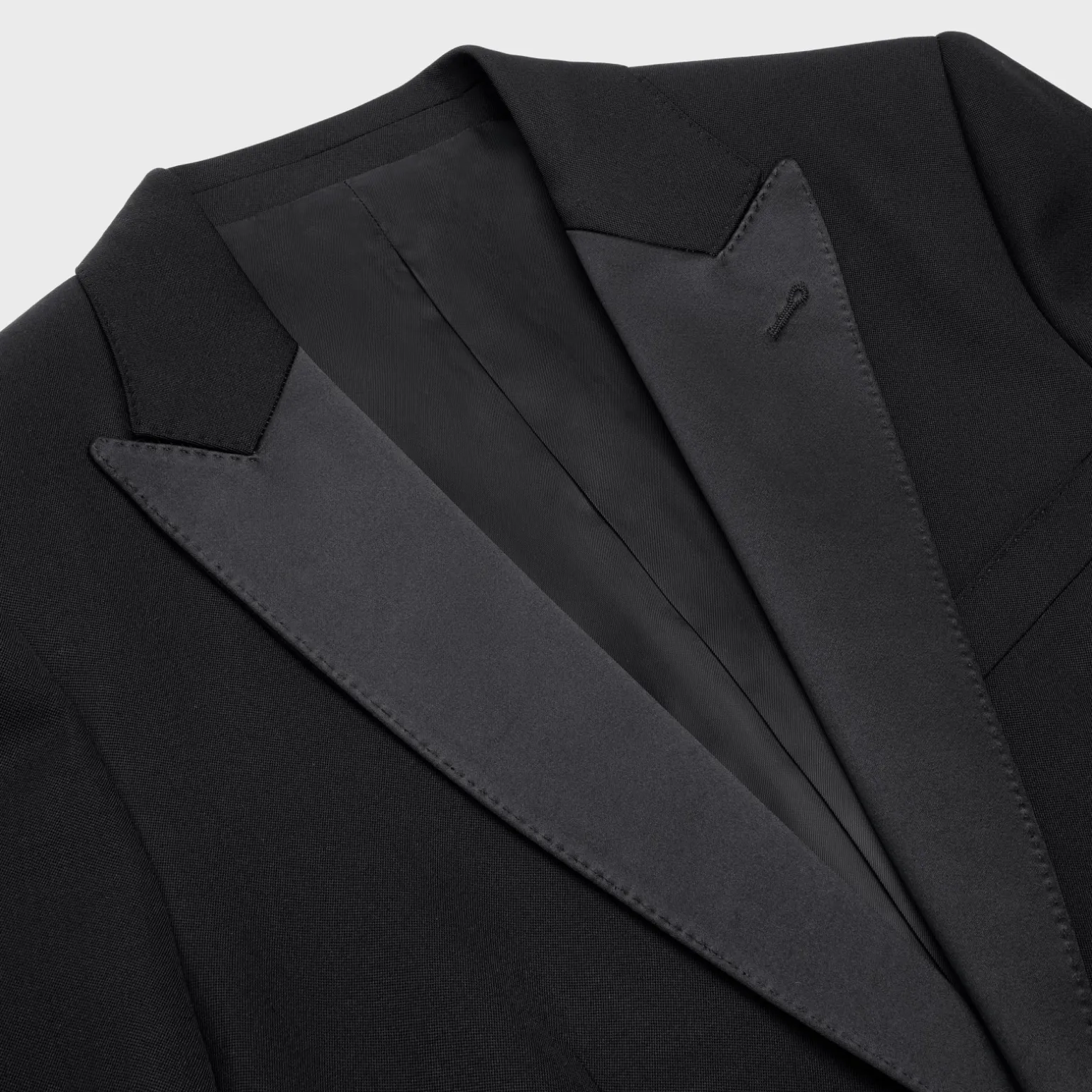 classic tux jacket in grain de poudre