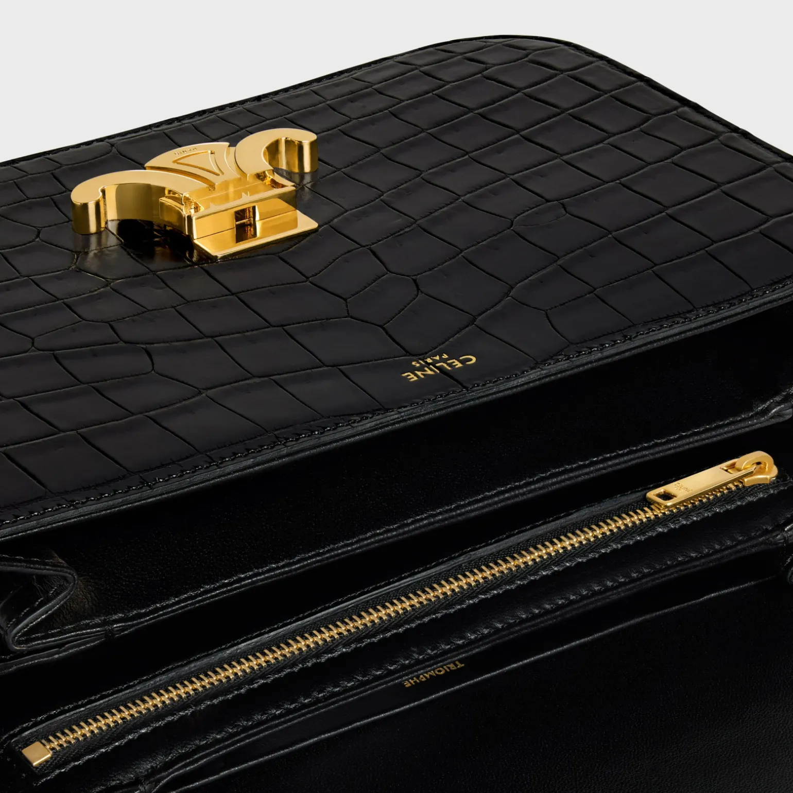 CLASSIQUE TRIOMPHE BAG in Niloticus Crocodile