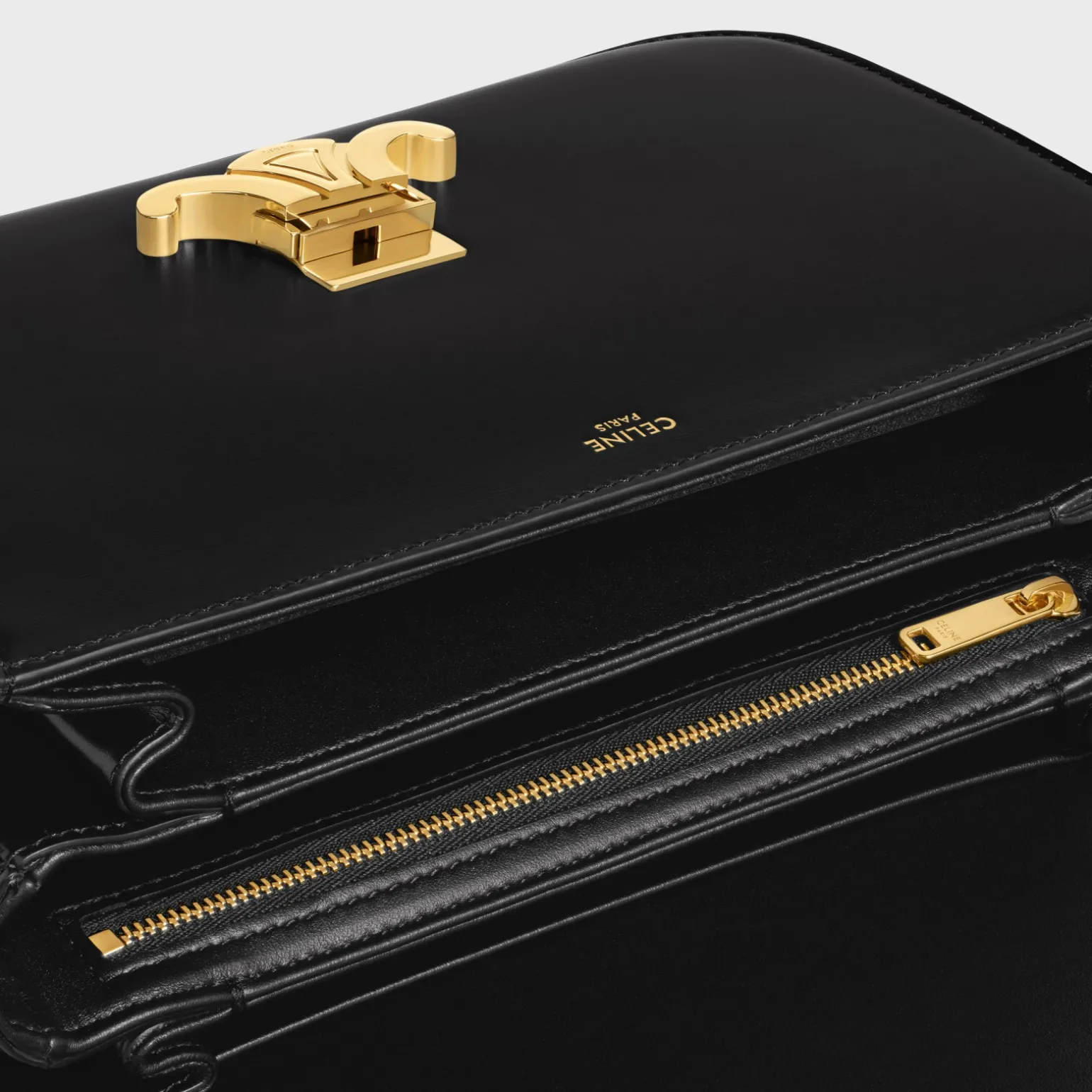 CLASSIQUE TRIOMPHE BAG in shiny calfskin