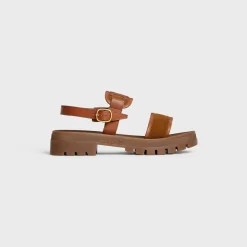 CLEA TRIOMPHE SANDAL in CALFSKIN - VEGETAL TANNING & SUEDE CALFSKIN