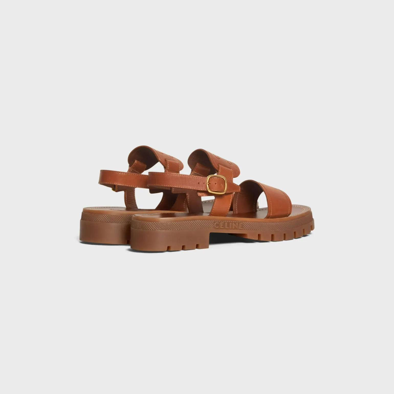CLEA TRIOMPHE SANDAL in CALFSKIN - VEGETAL TANNING