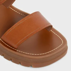 CLEA TRIOMPHE SANDAL in CALFSKIN - VEGETAL TANNING