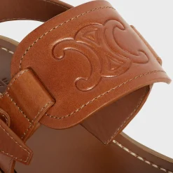 CLEA TRIOMPHE SANDAL in CALFSKIN - VEGETAL TANNING