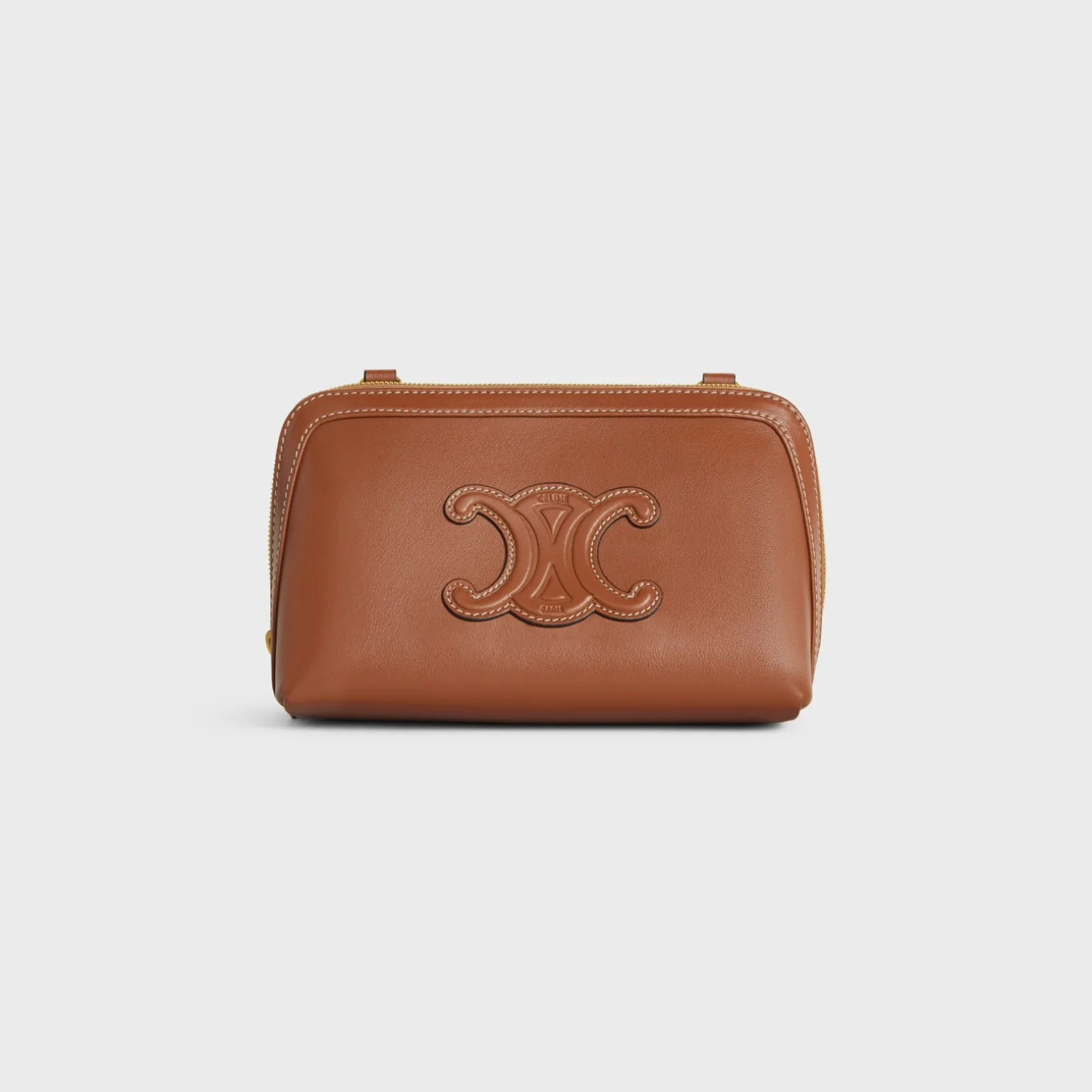 Clutch on Chain Cuir triomphe in smooth calfskin