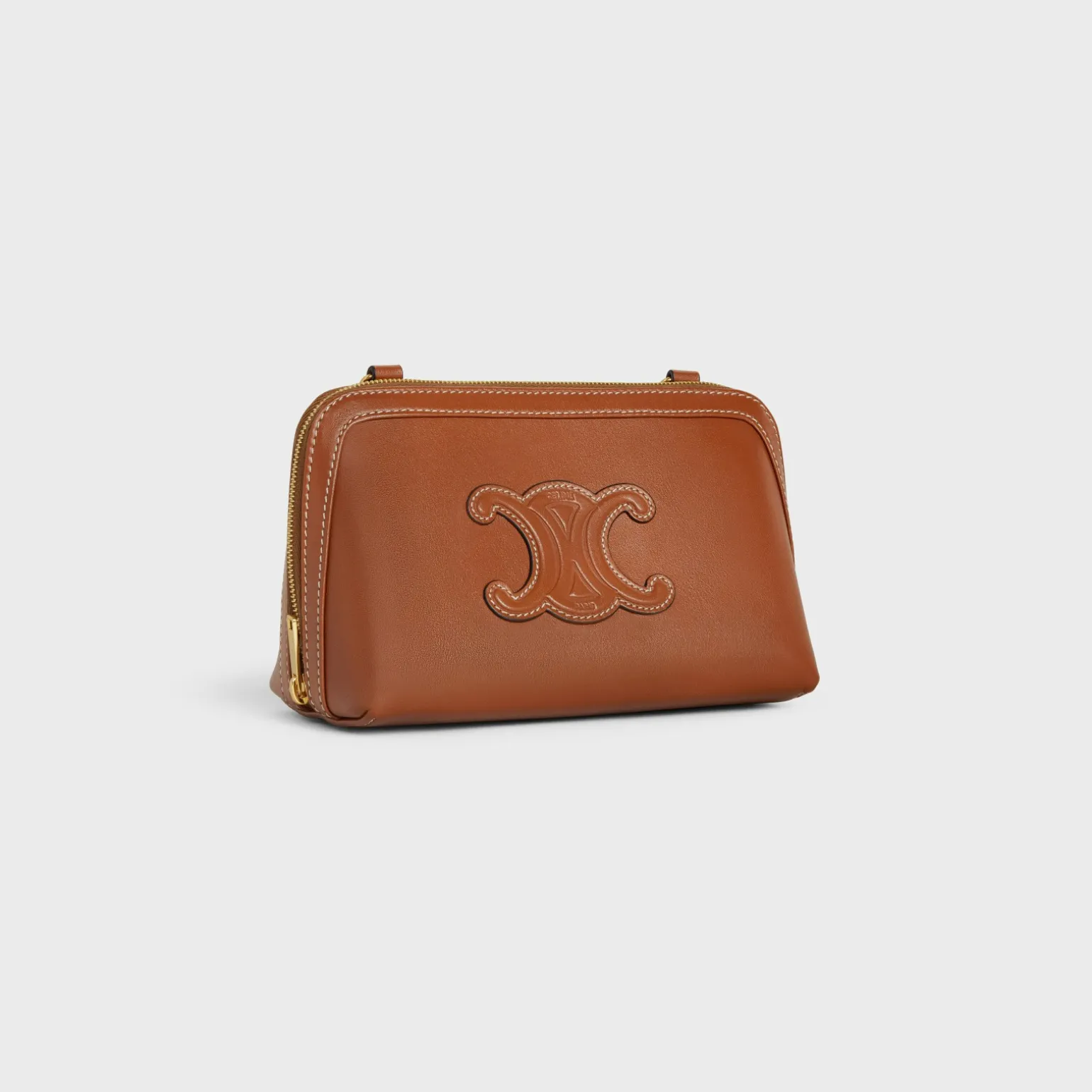 Clutch on Chain Cuir triomphe in smooth calfskin
