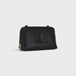 Clutch on Chain Cuir triomphe in smooth calfskin