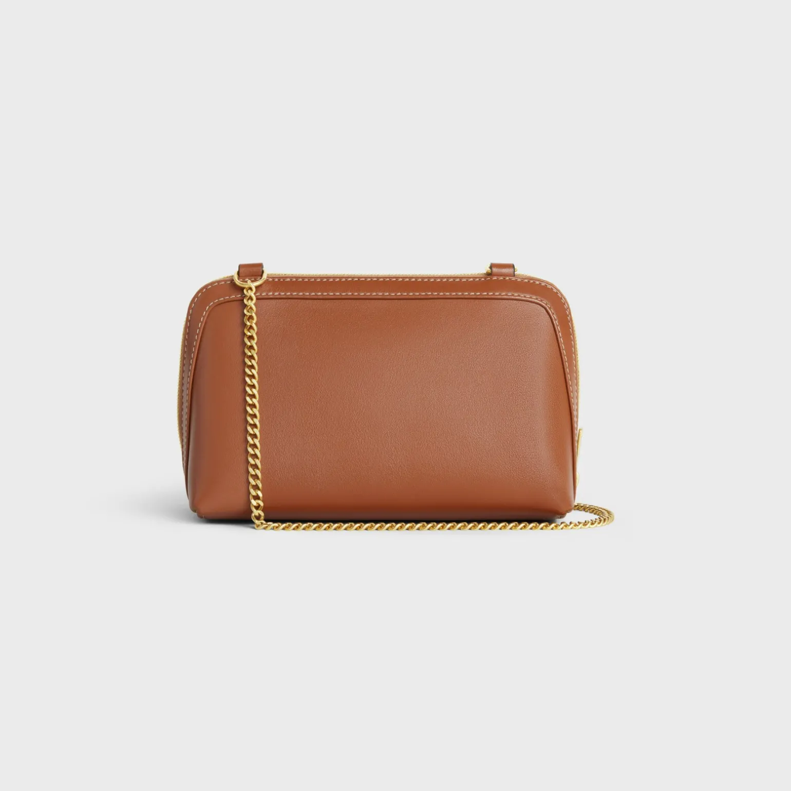 Clutch on Chain Cuir triomphe in smooth calfskin