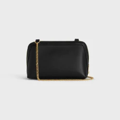 Clutch on Chain Cuir triomphe in smooth calfskin