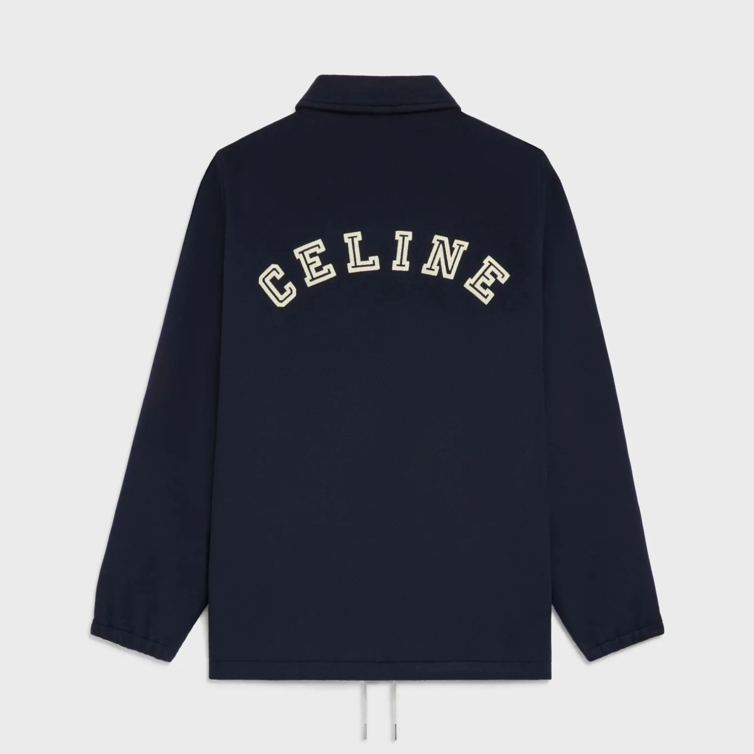 coach jacket in double-face wool