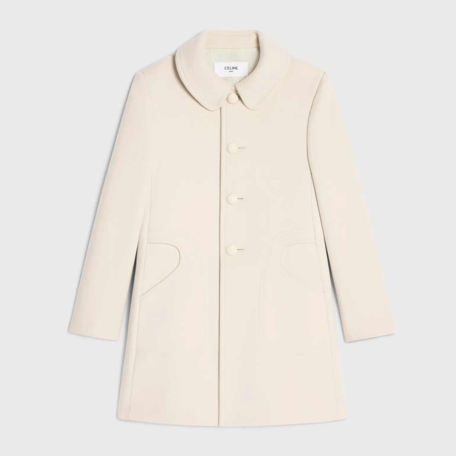 coat in double faced cashmere