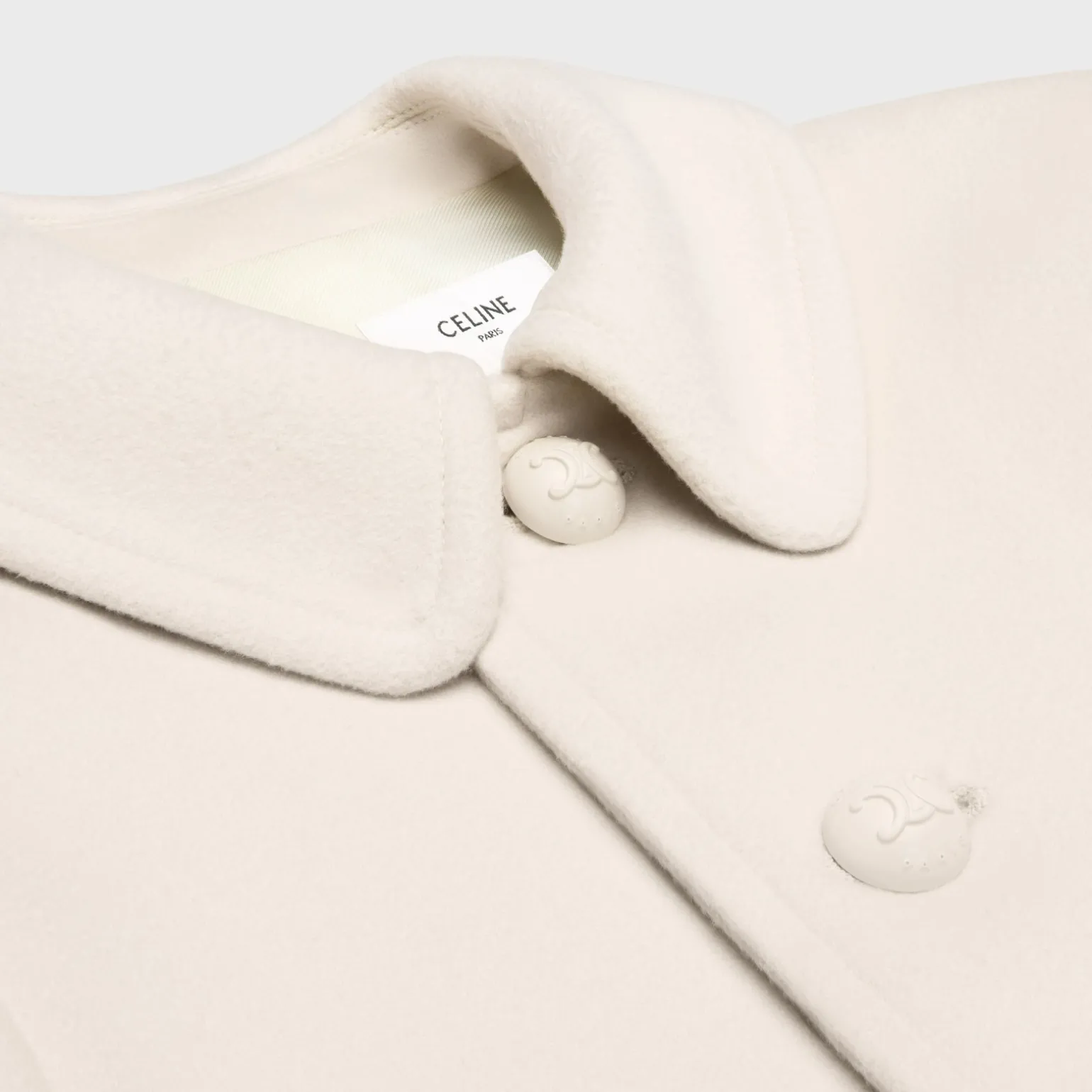 coat in double faced cashmere