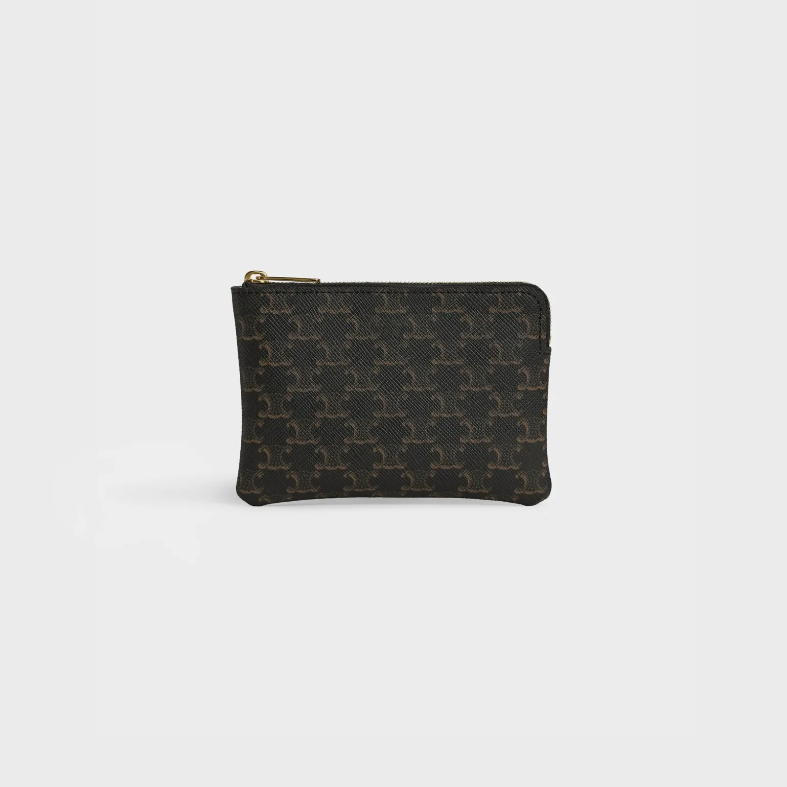 Coin And Card Pouch in Triomphe Canvas