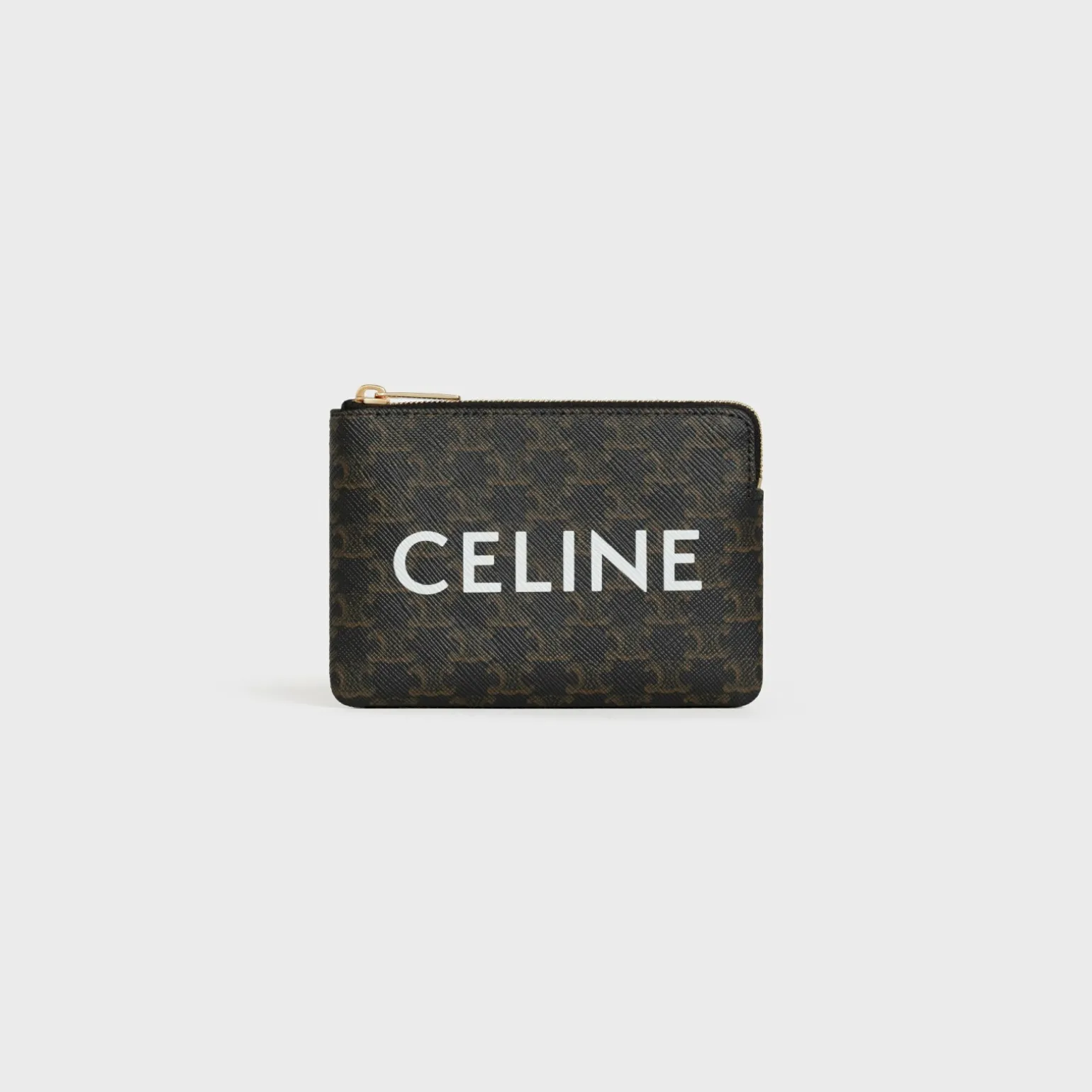 Coin And Card Pouch in Triomphe Canvas