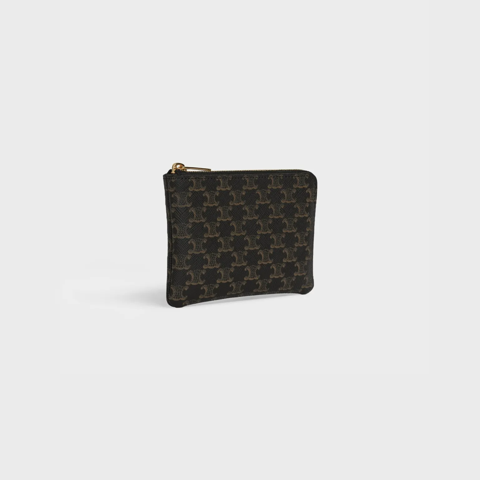 Coin And Card Pouch in Triomphe Canvas
