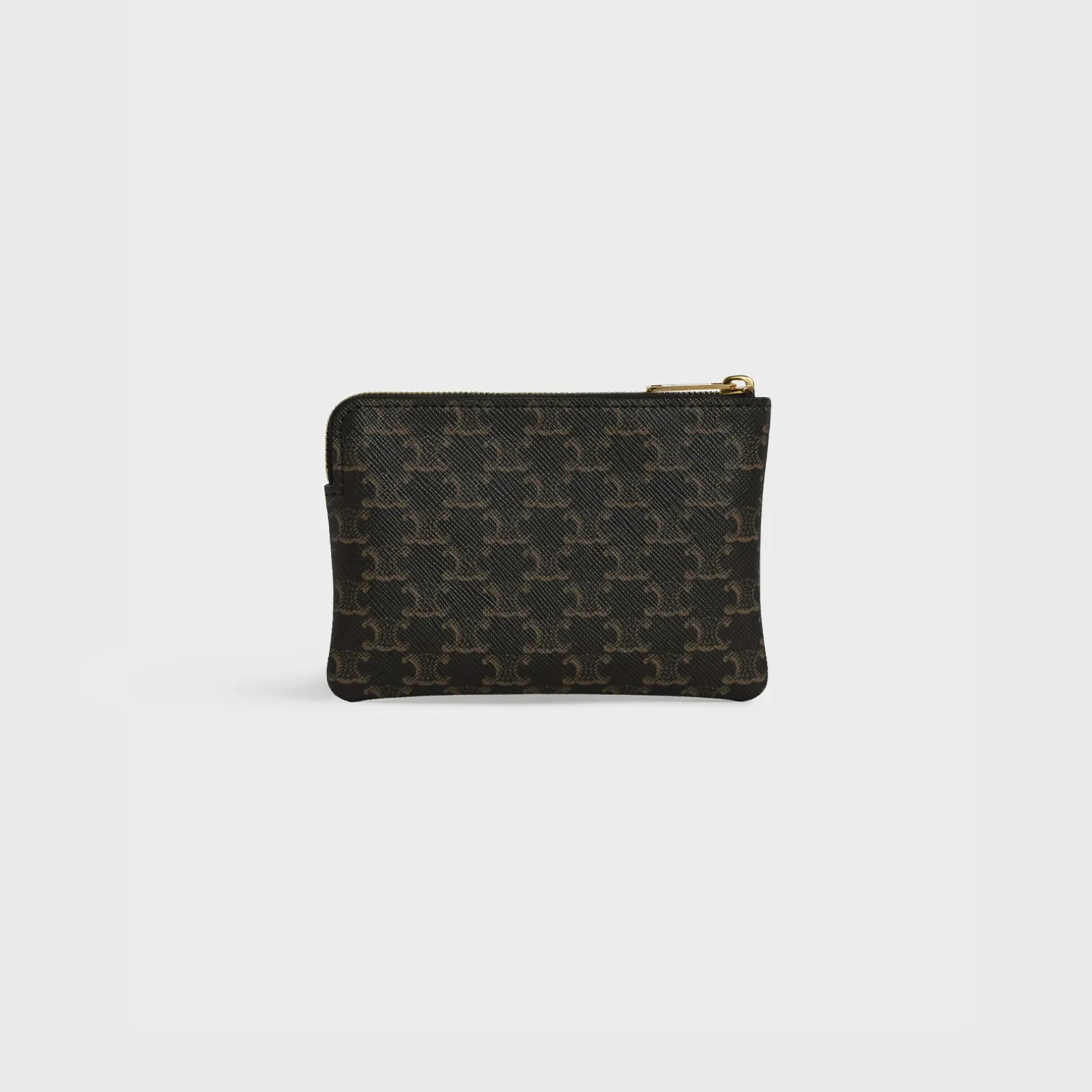 Coin And Card Pouch in Triomphe Canvas