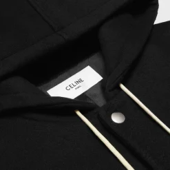 college long parka in double-face wool