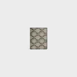 Compact Wallet in TRIOMPHE CANVAS AND CALFSKIN