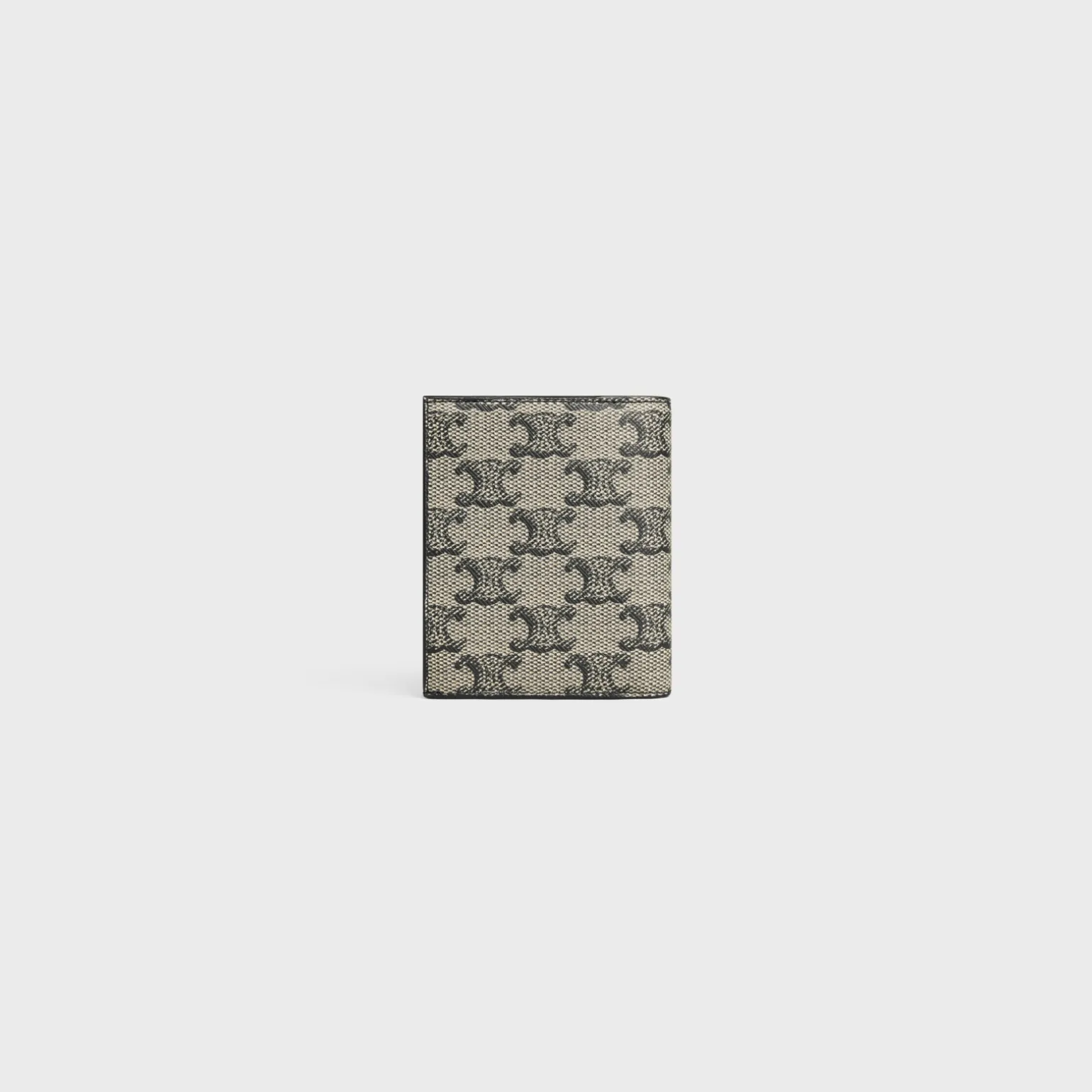Compact Wallet in TRIOMPHE CANVAS AND CALFSKIN