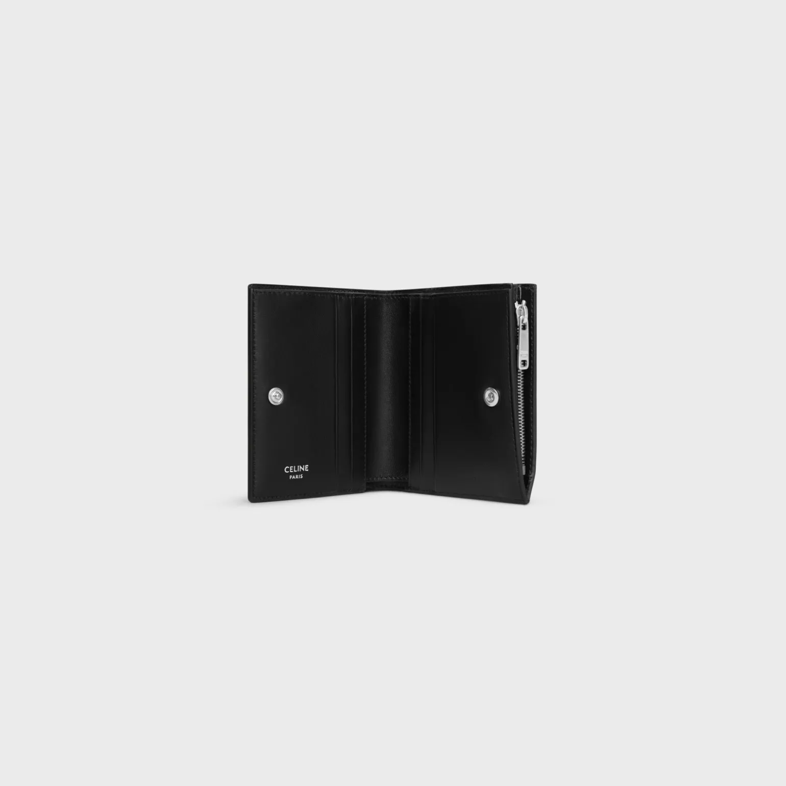 Compact Wallet in TRIOMPHE CANVAS AND CALFSKIN