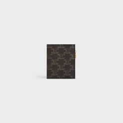 COMPACT WALLET TRIOMPHE CHARMS in Triomphe Canvas