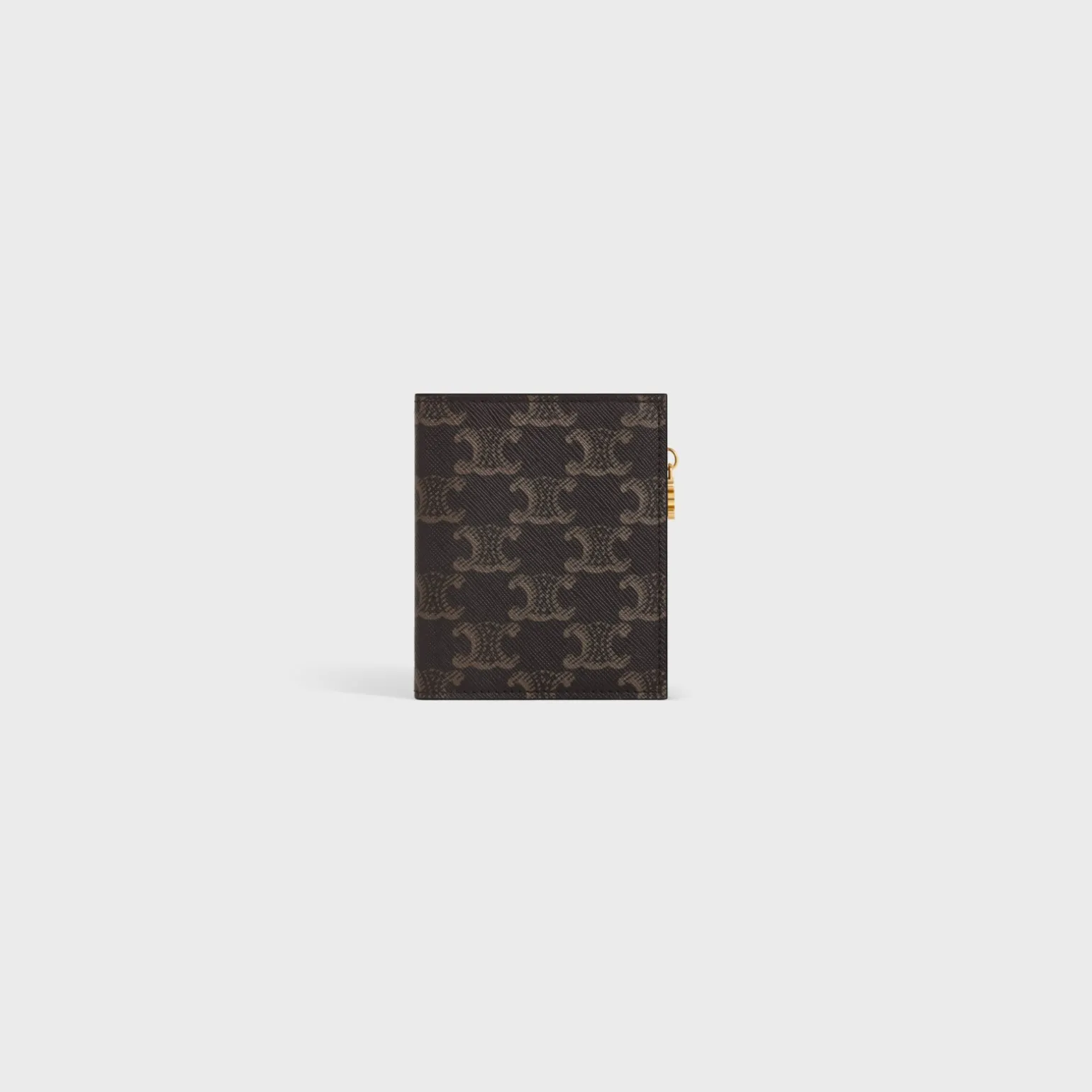 COMPACT WALLET TRIOMPHE CHARMS in Triomphe Canvas