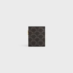 COMPACT WALLET TRIOMPHE CHARMS in Triomphe Canvas
