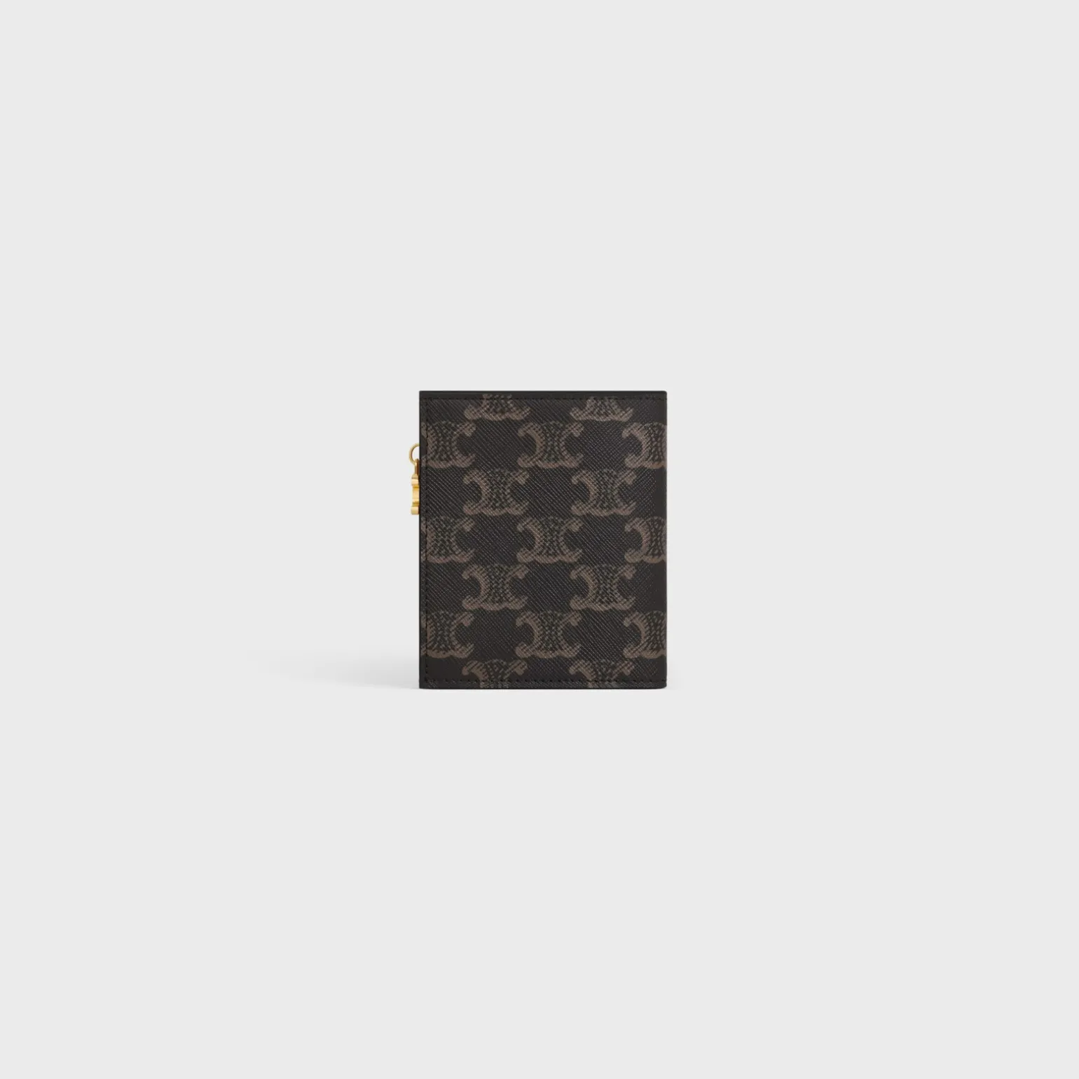 COMPACT WALLET TRIOMPHE CHARMS in Triomphe Canvas