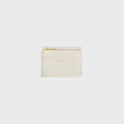 COMPACT WALLET WITH COIN TRIOMPHE in Shiny calfskin