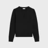 crew neck sweater in heritage cashmere