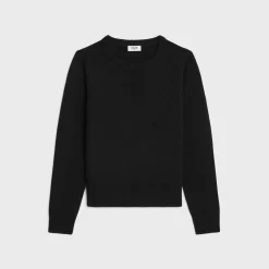 crew neck sweater in heritage cashmere